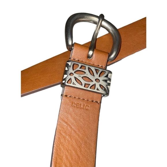 Relic by Fossil - Floral Perforated Keeper Belt - Picture 12 of 12